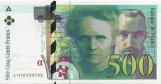 100 francs Pierre & Marie Curie 1994